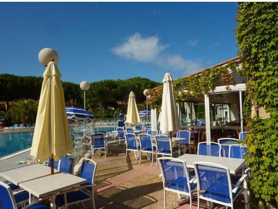 Studio Renove Dans Residence De Vacances Avec Grande Piscine Chauffee, Parking Et Terrasse Agde Eksteriør bilde